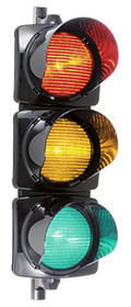 traffic light 3 colors monza leds