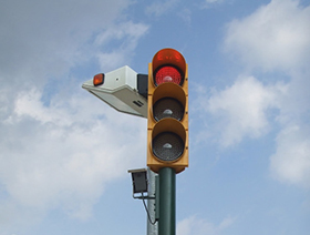 LED traffic lights installation
