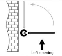 Left opening