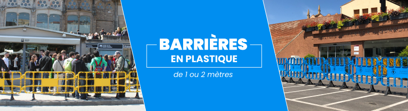 barrieres en plastique