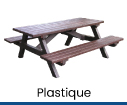 tables de pique-nique plastique