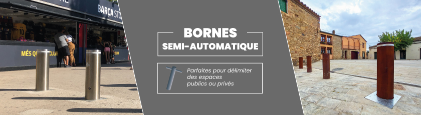 bornes / potelets semi-automatique