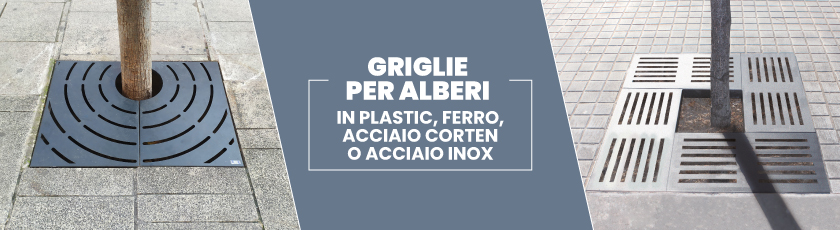 griglie per alberi