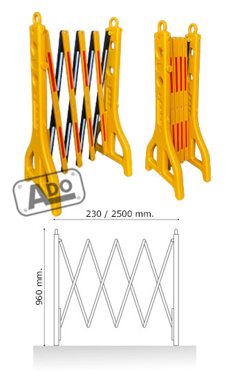 extendable plastic fences