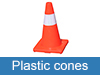 plastic cones