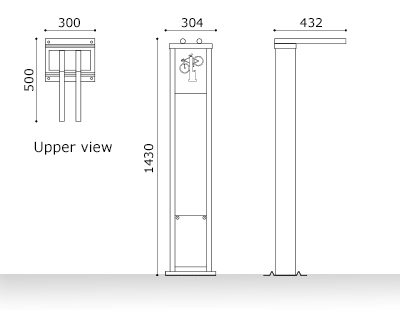 keeper station with foot pump