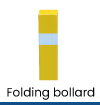 fold-down bollards