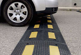 speed bumps installed
