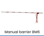 Manual barrier BM6 