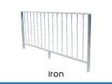 urban railings in iron