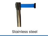 stainless steel extendable tape post