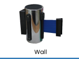 post extensible stainless steel tape for wall