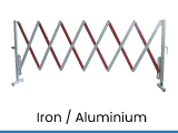 extensible iron / aluminium fence