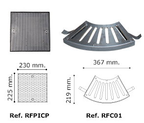 perforated sheet metal grille